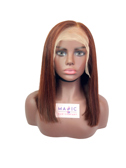 Straight, 14", front lace, copper