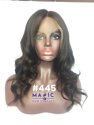 14 straight front lace wig