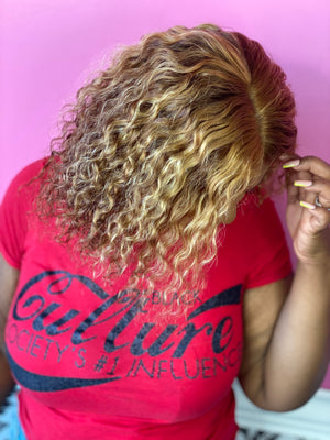 Deep Body wave, 12", front lace, Custom