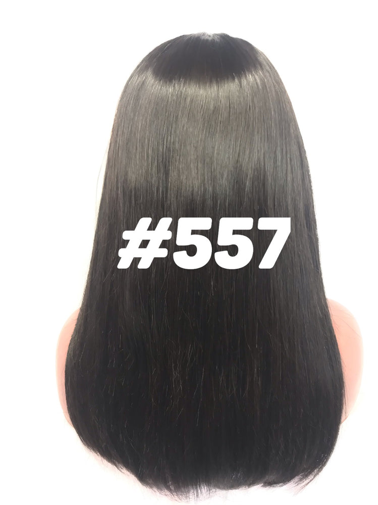beautiful and luxurious Silky Straight, 16", front lace wig