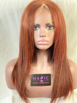 16", Front Lace, Copper