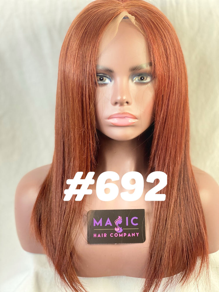 16", Front Lace, Copper