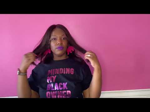 
                
                    Load and play video in Gallery viewer, 14&amp;quot; Silky Straight, front lace, middle part wig
                
            