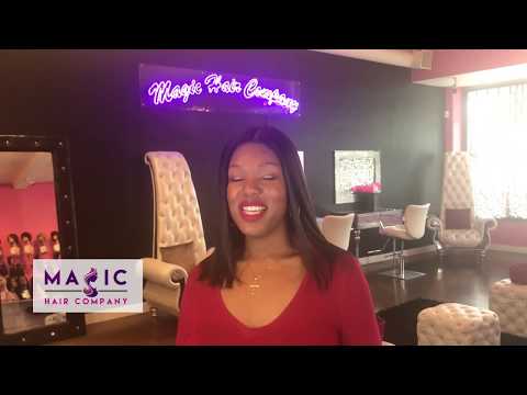 
                
                    Load and play video in Gallery viewer, 14&amp;quot; Silky Straight, front lace, middle part wig
                
            