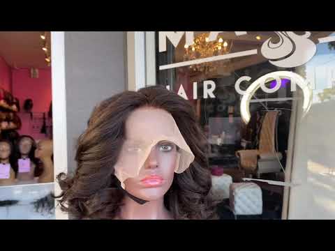 kinky straight 10", front lace