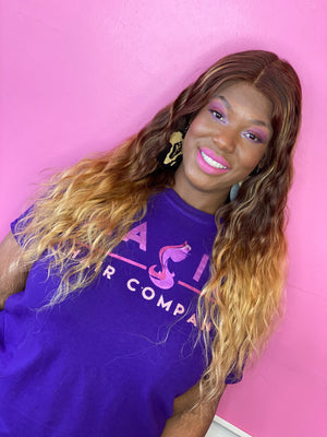 20", front lace, light brown Ombre