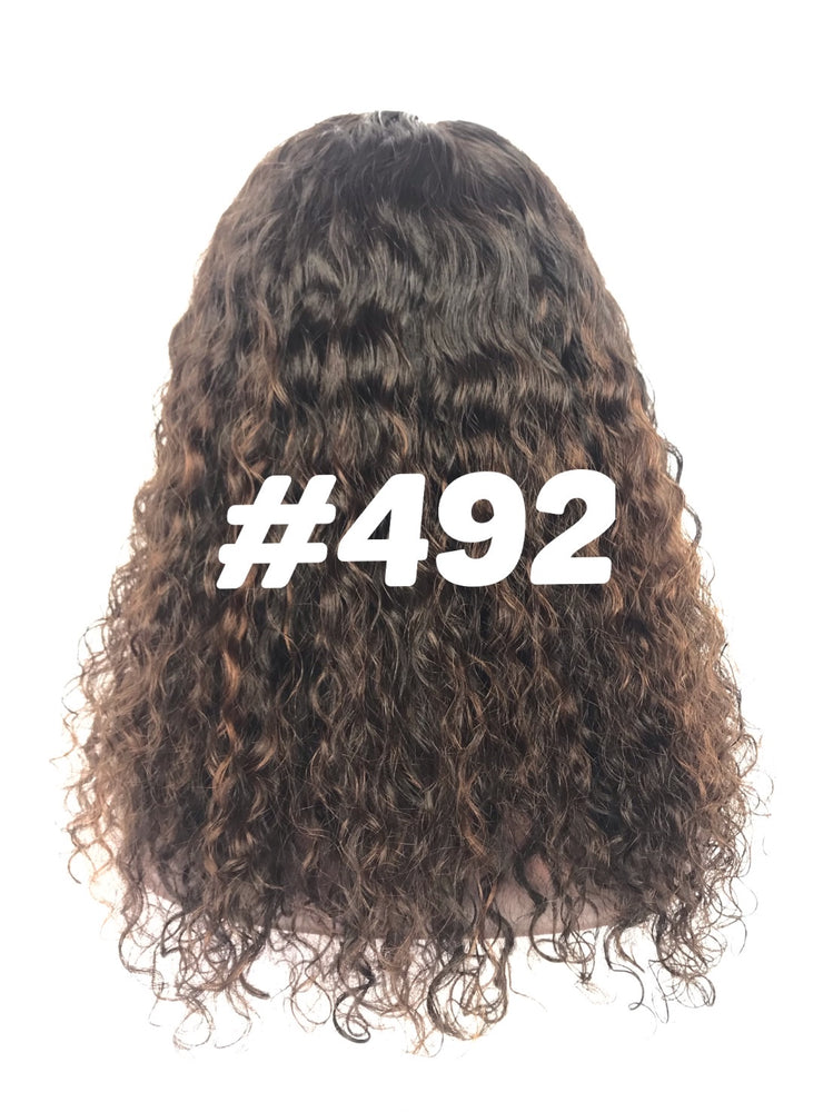 14", Curly, Custom Brown