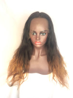 Body wave, 20", front lace, Custom Ombre