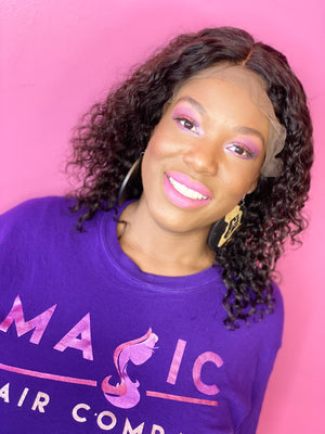 12" Deep body wave, front lace