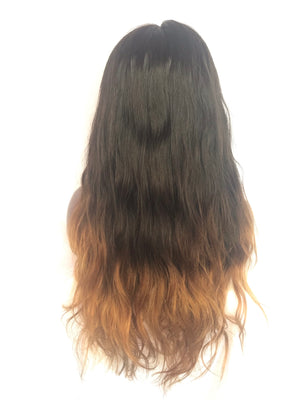 Body wave, 20", front lace, Custom Ombre
