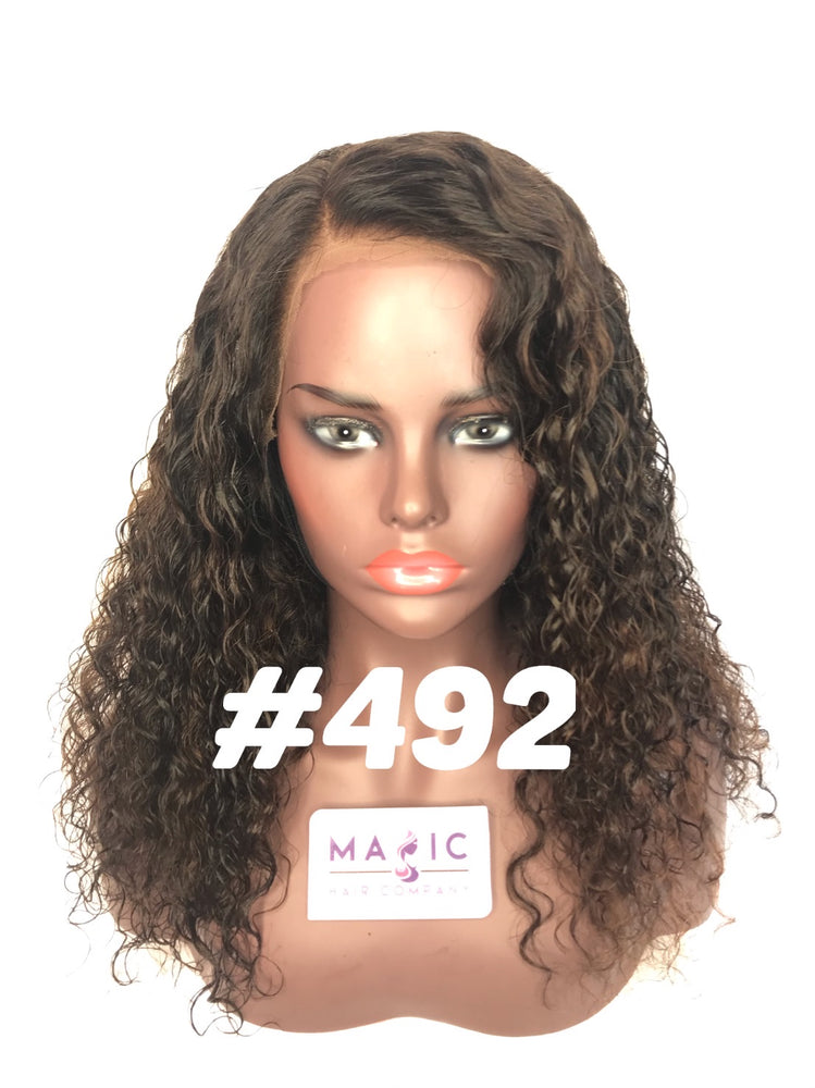 14", Curly, Custom Brown
