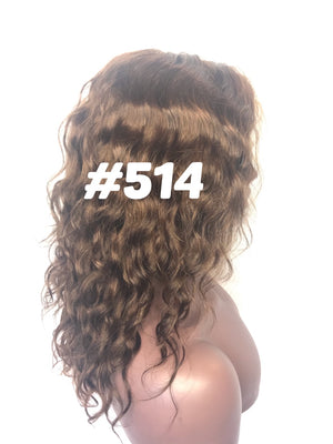 14", Front Lace Wig, #4 Warm Brown