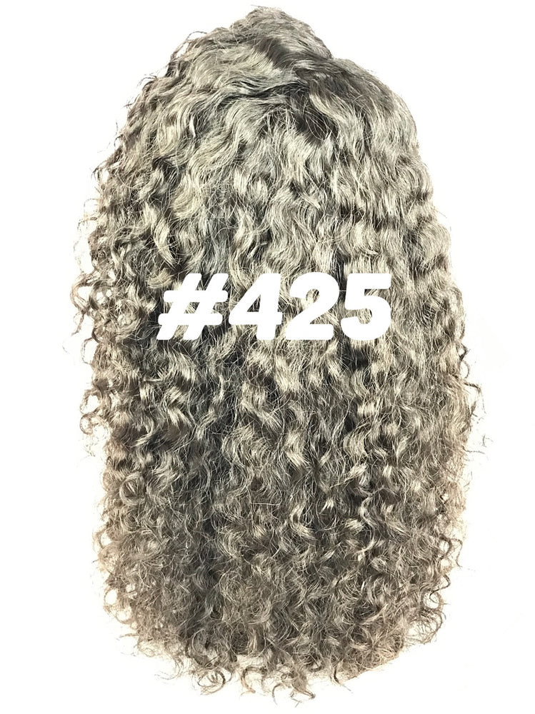 16 full lace human hair curly glueless natural 1b wig