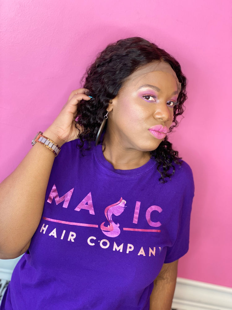 12" Deep body wave, front lace