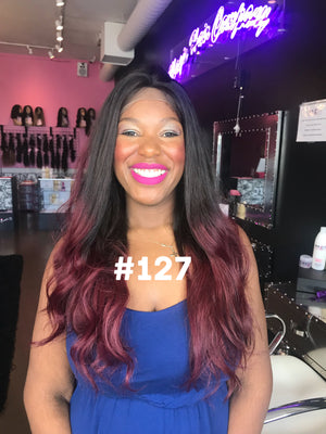 20", silky straight, front lace