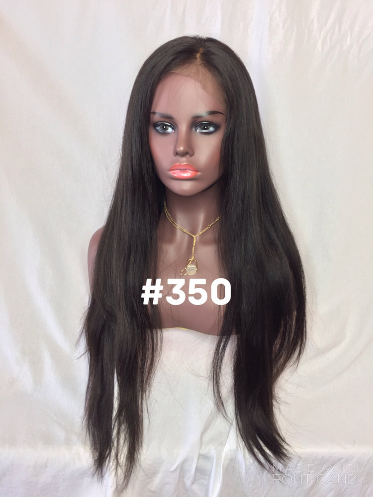 22", Silk Straight, front Lace