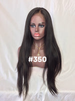 22", Silk Straight, front Lace