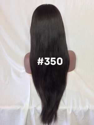 22", Silk Straight, front Lace