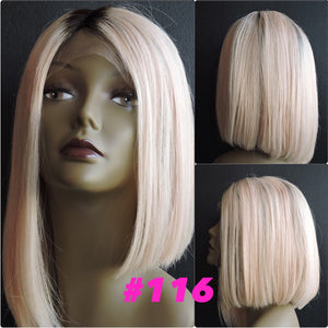 12 Straight Custom Bob, Front Lace