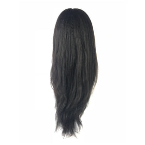 20", Kinky Straight, Front Lace Wig