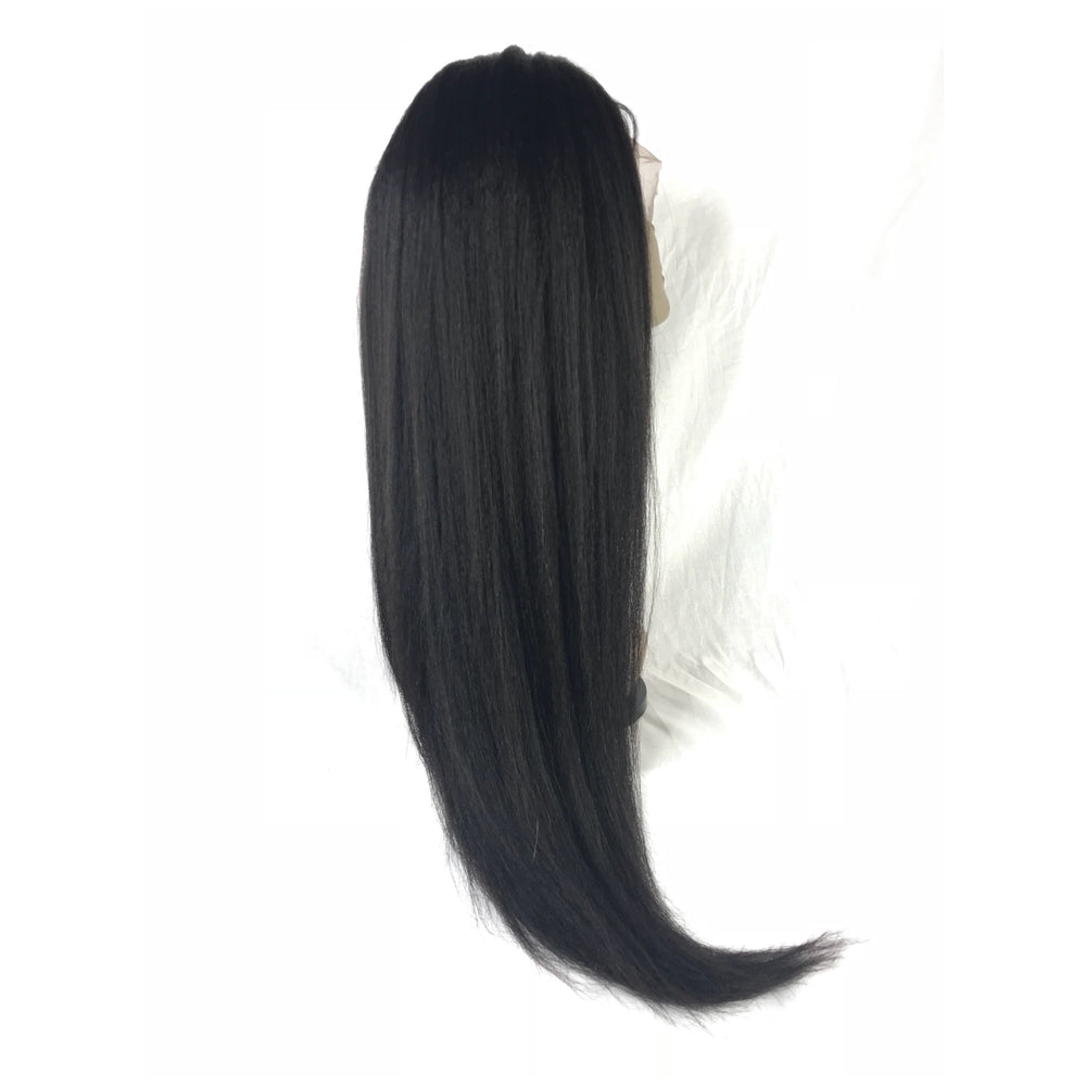 18", kinky straight, front lace