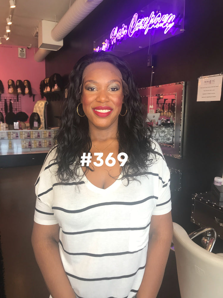 16", Body Wave, Front Lace wig