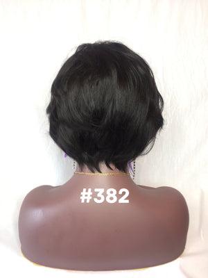 8, Silky Straight, Side Bang, Front Lace wig