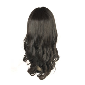 16", Silky Straight, Bangs