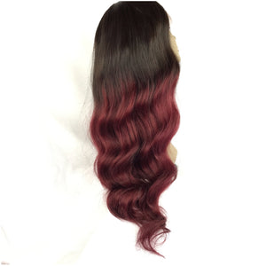 20", silky straight, front lace