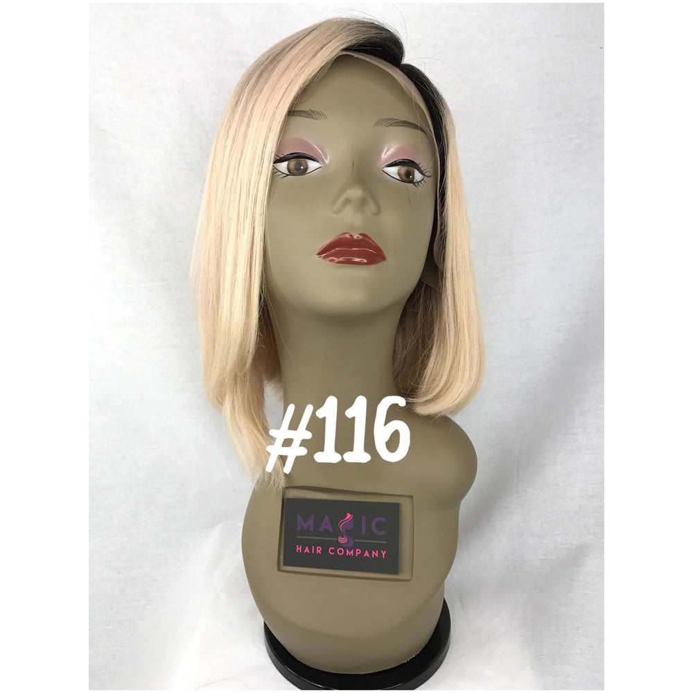 12 Straight Custom Bob, Front Lace