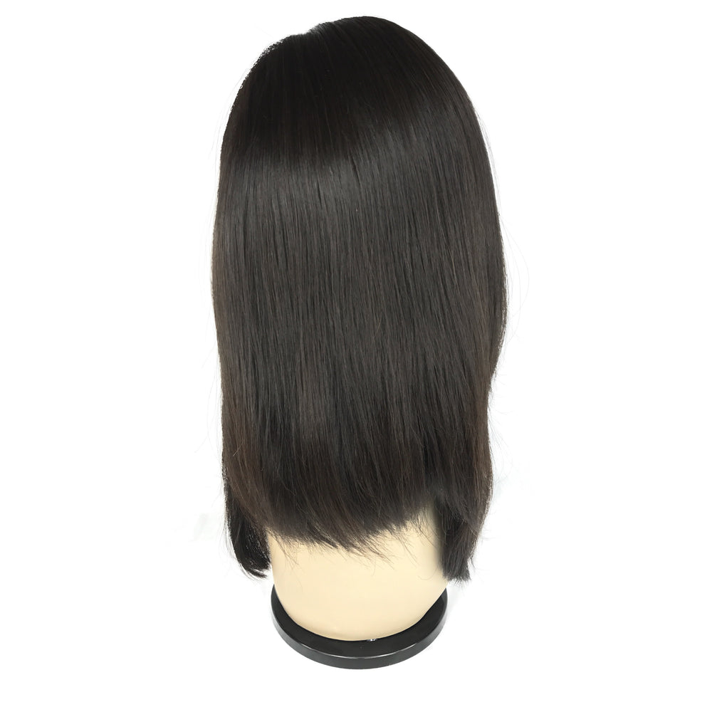 14"  Front lace ,Silky straight, Side Part,side layers