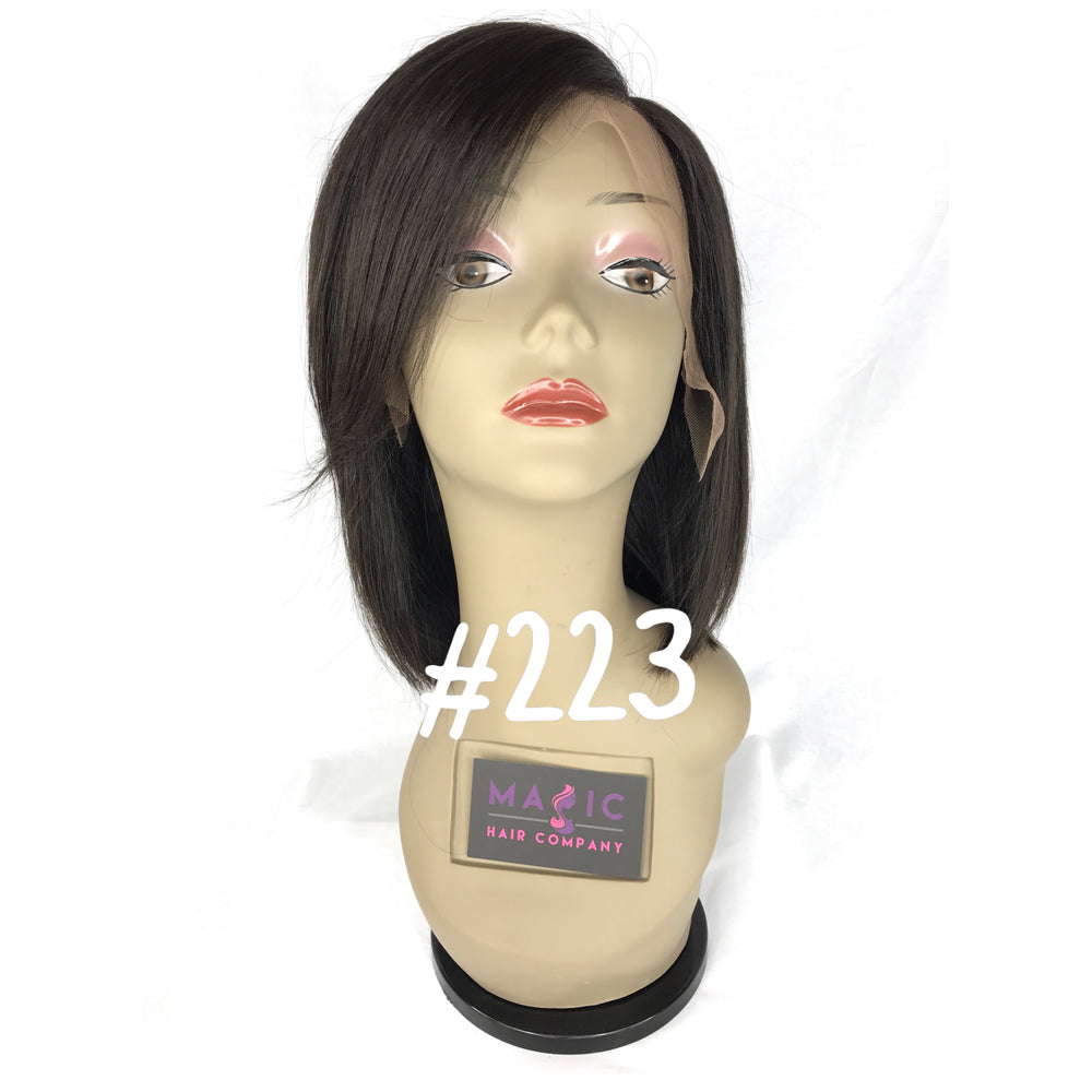 10" Silky Straight, Front Lace