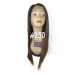 16", front lace, silky straight wig