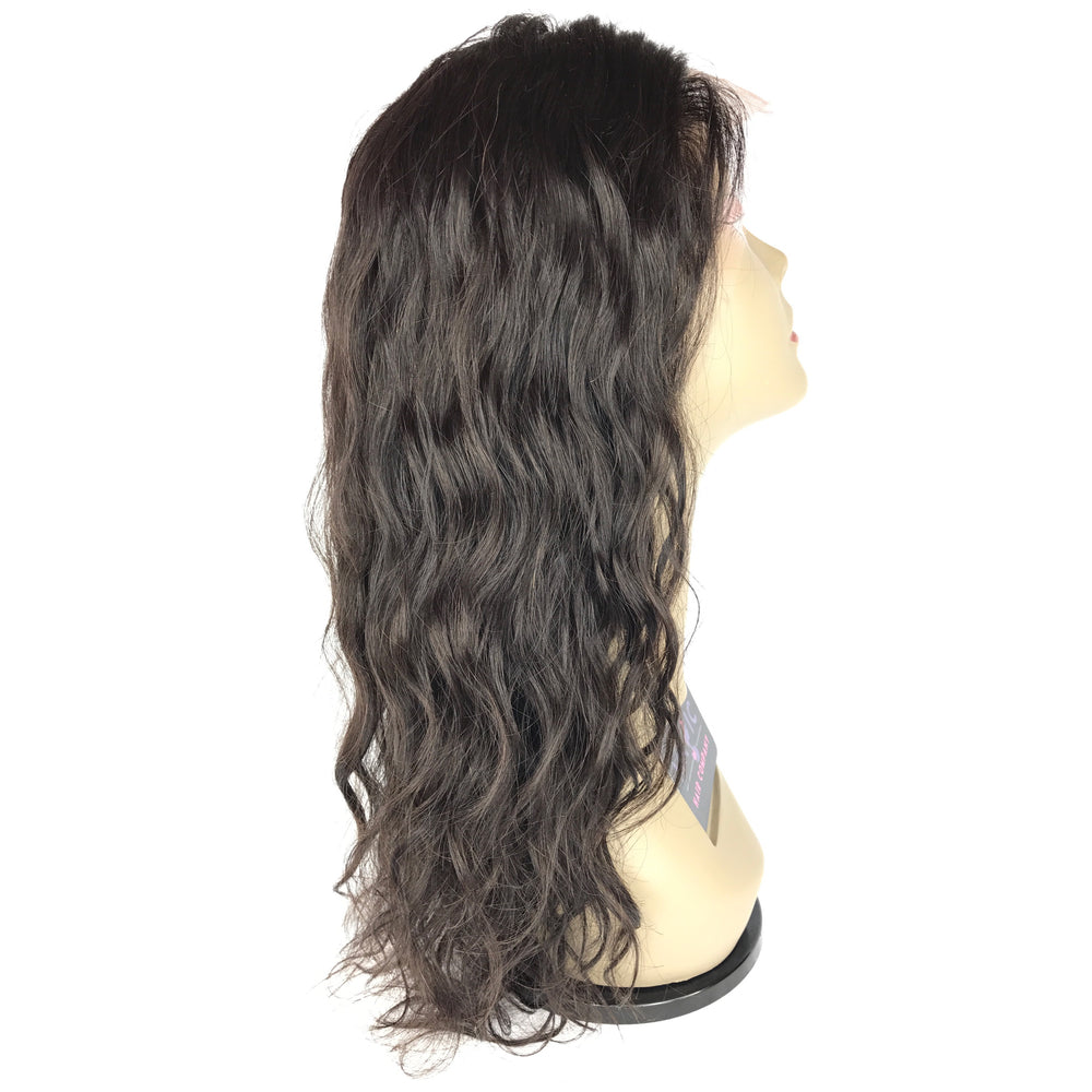 14", front lace, U-part, Body Wave wig