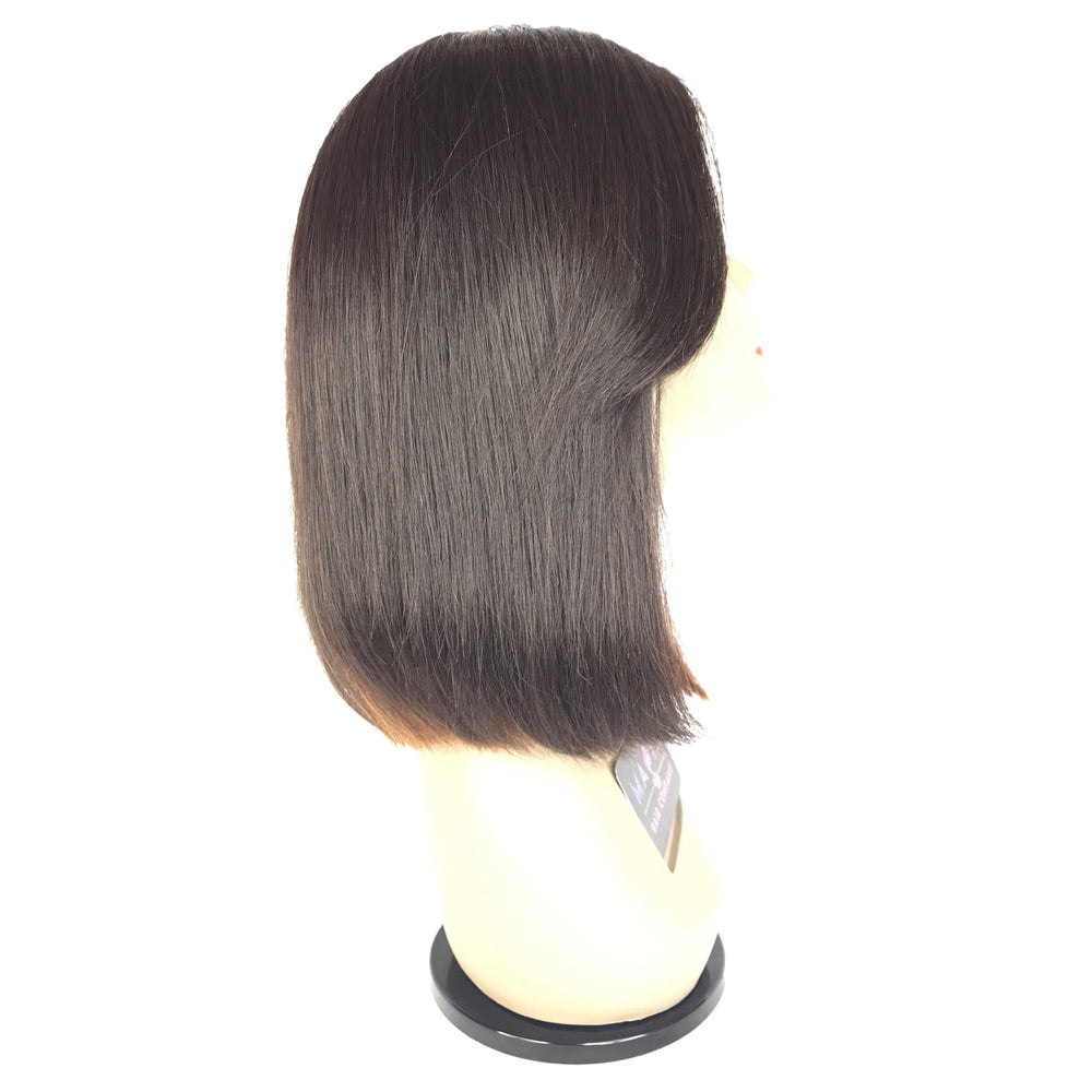 12", front lace, bob, Silky Straight