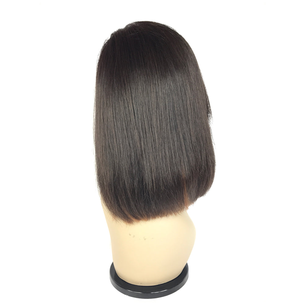 12", front lace, bob, Silky Straight