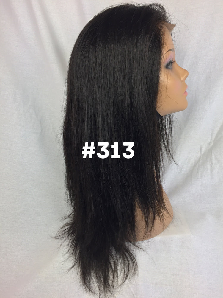 16", Silky Straight, Front Lace