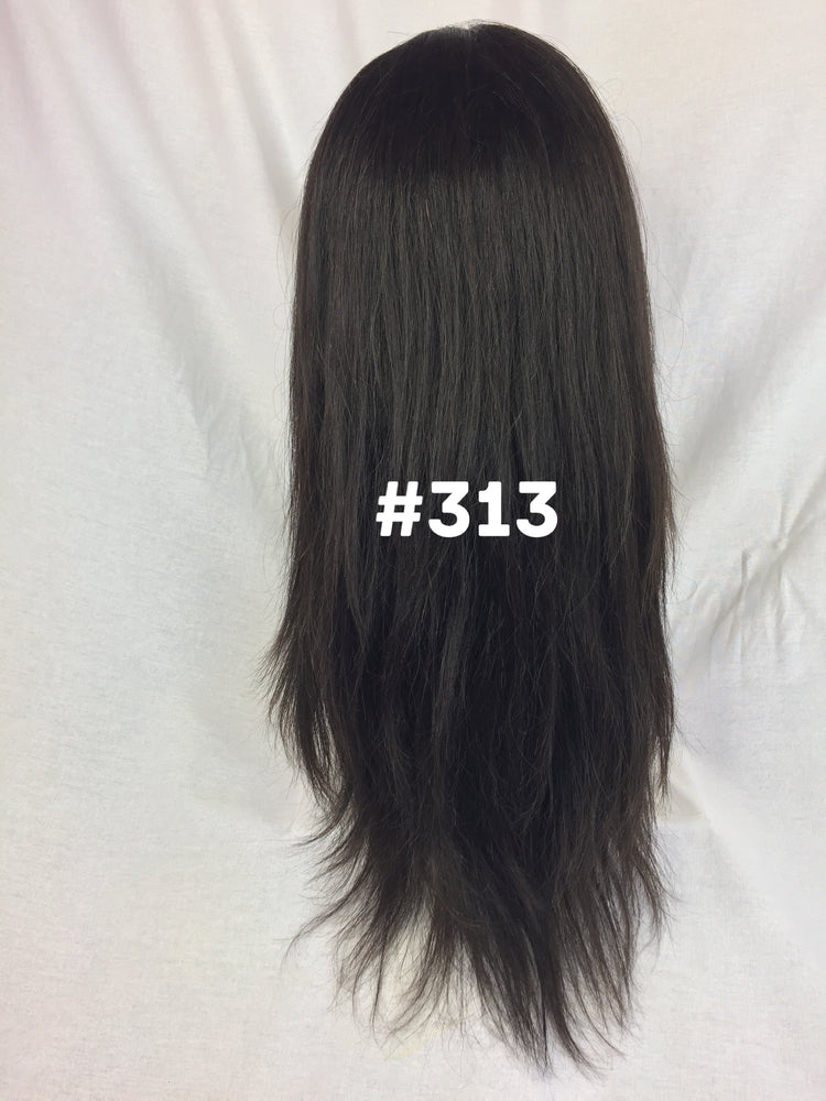 16", Silky Straight, Front Lace