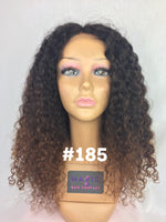 18", Front Lace, Deep Body Wave, Light Brown Ombre Highlight