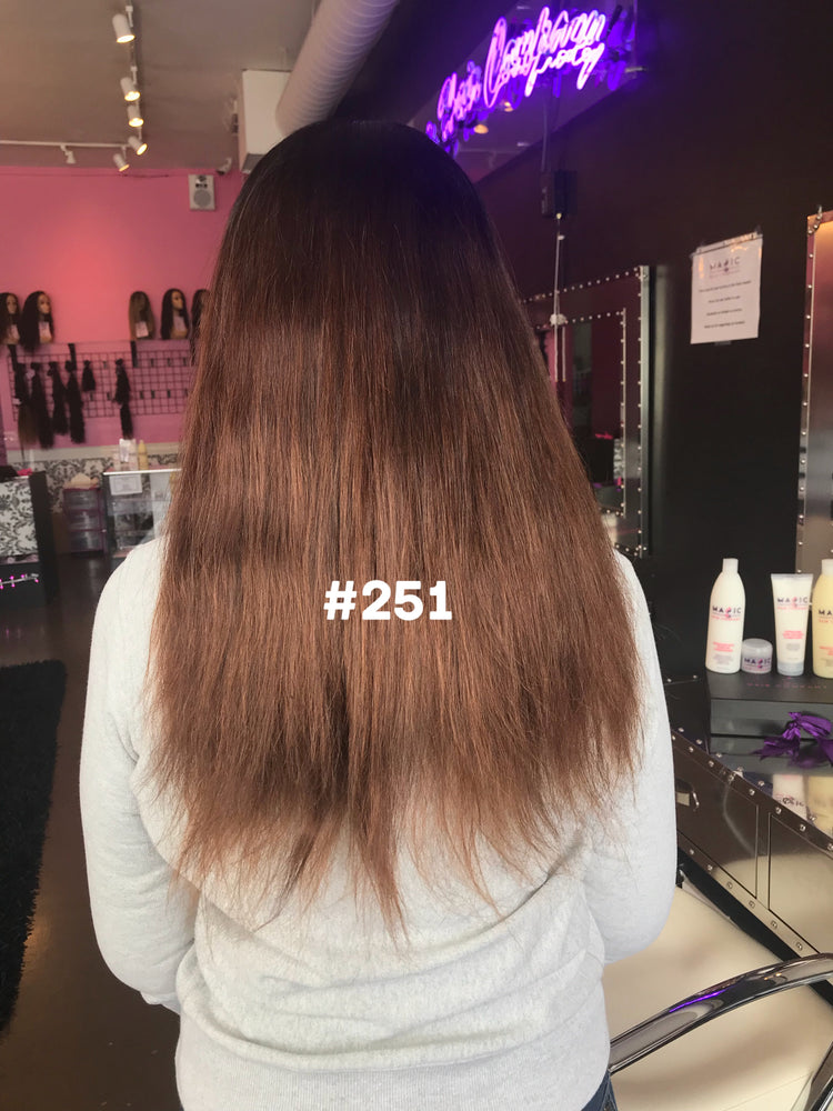 16", front lace, silky straight wig