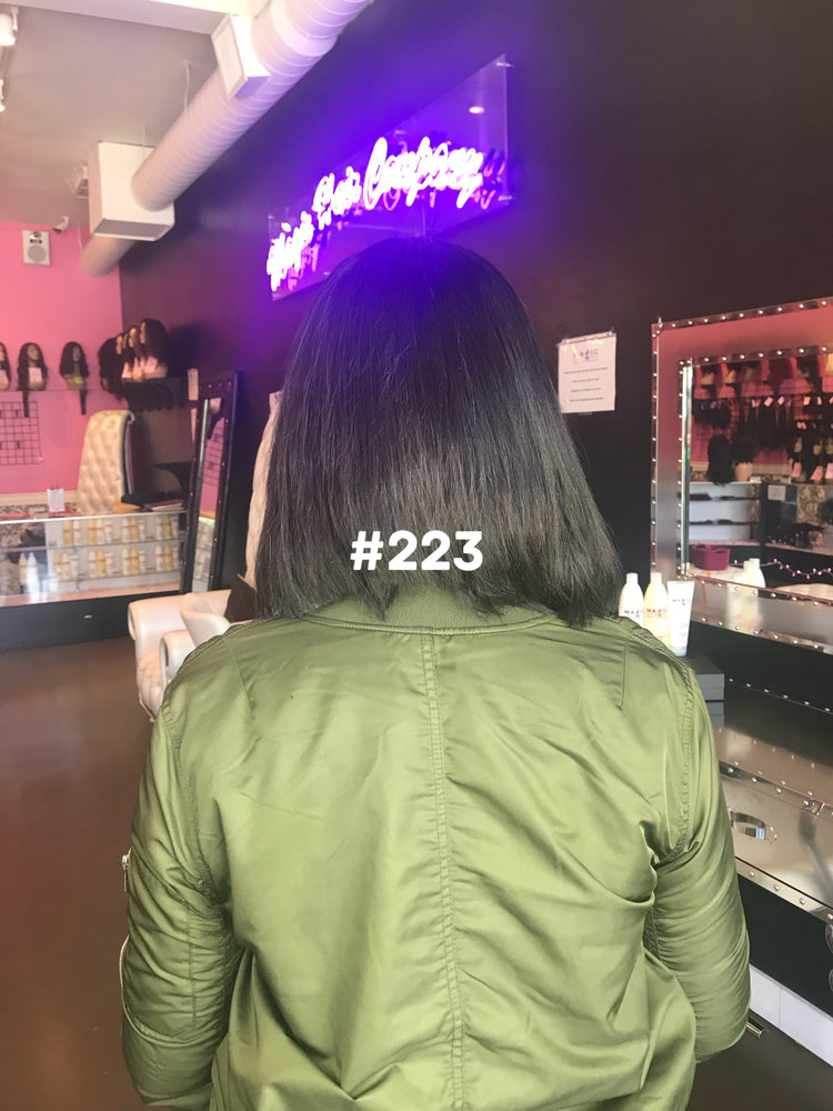 10" Silky Straight, Front Lace
