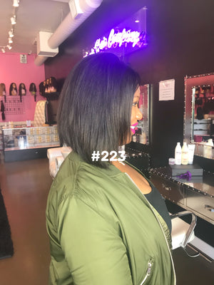 10" Silky Straight, Front Lace