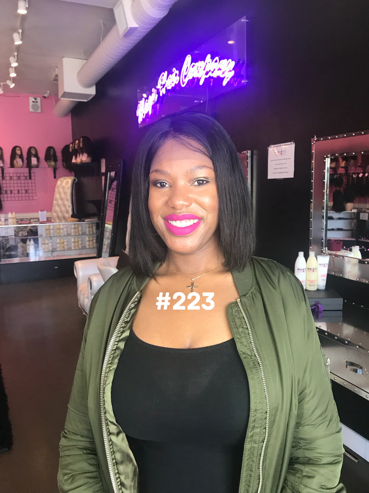 10" Silky Straight, Front Lace