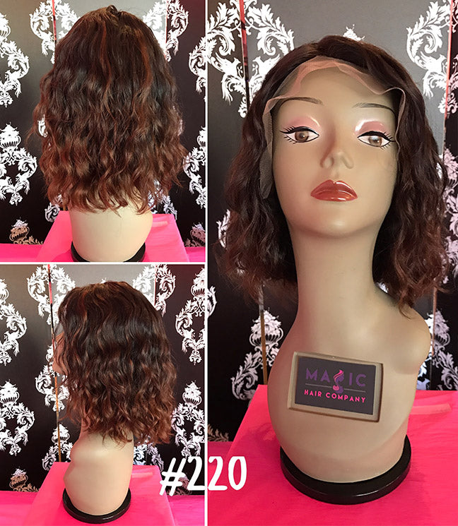 12", Body Wave, Ombré, Front Lace